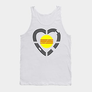 Korean Vietnamese (South) Multinational Patriot Flag Series (Heart) Tank Top